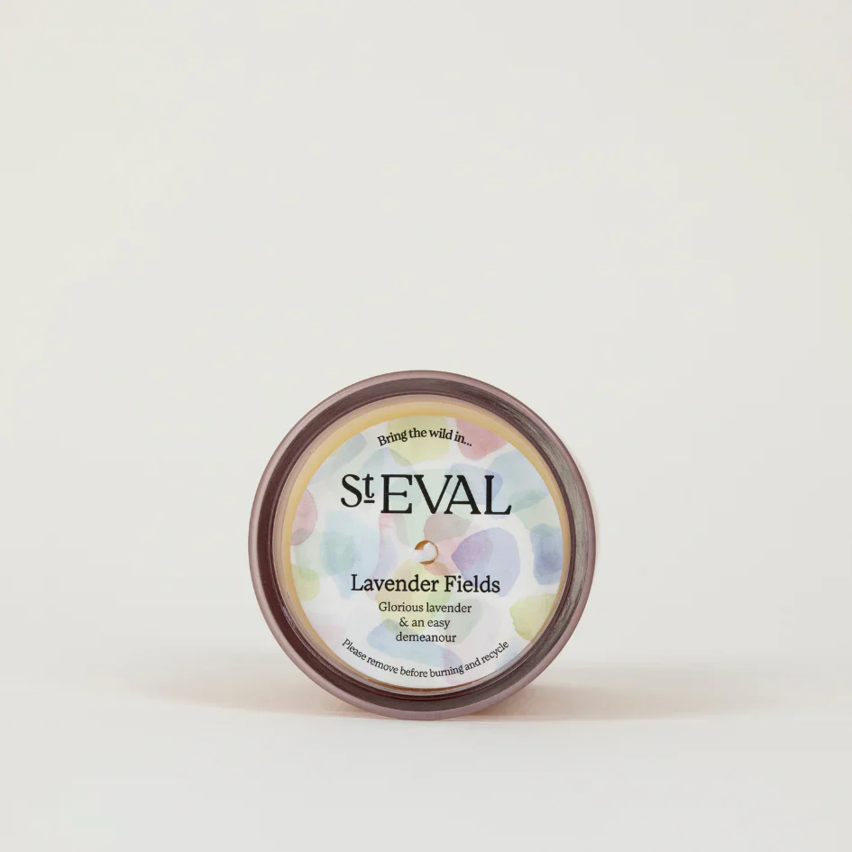 St Eval Lavender Fields, Beachcombing Glass Candle - Image 3