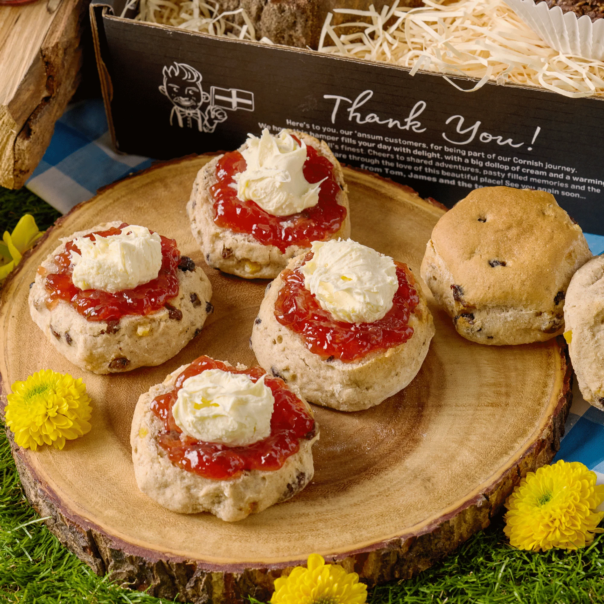 Easter Delight Cream Tea Hamper - Image 4